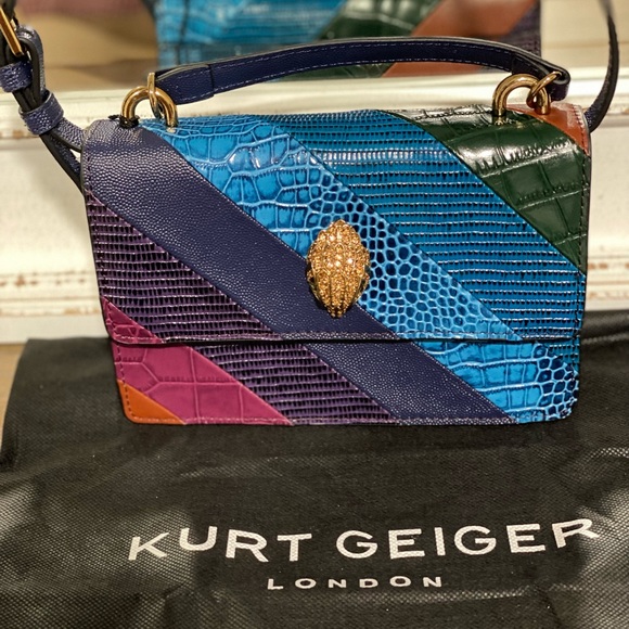 Kurt Geiger Handbags - NWT KURT GEIGER LONDON
Shoreditch Small 1963 Mixed Leather Crossbody